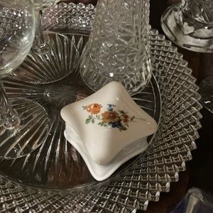 various vintage crystal